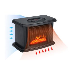 Mini Τζάκι Αερόθερμο με Εφέ Φλόγας - Flame Heater