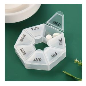 Σετ 2τμχ Εβδομαδιαία Θήκη Χαπιών με 7 Θέσεις Pill Box