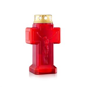 Ηλεκτρικό Κερί Αφιέρωσης Σταυρός από Πλαστικό