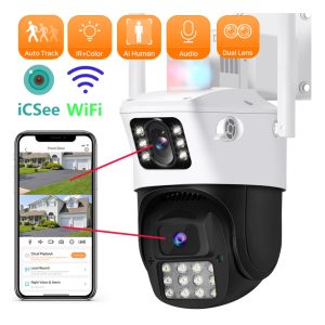 Κάμερα Παρακολούθησης Wifi Smart Camera 6MP με Φάρο