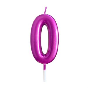 Κεράκι Γενεθλίων Happy Birthday Candle Αριθμός 0