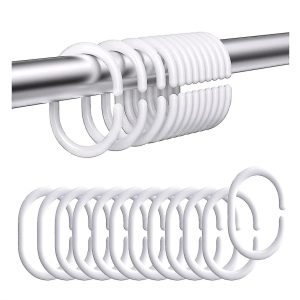 Κρίκοι Κουρτίνας Μπάνιου 12τμχ