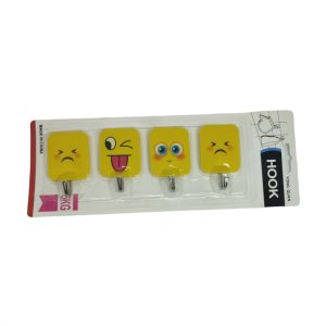 Κρεμαστράκια με Αυτοκόλλητο Hook 4τμχ