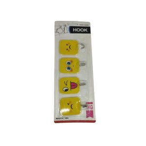 Κρεμαστράκια με Αυτοκόλλητο Hook 4τμχ