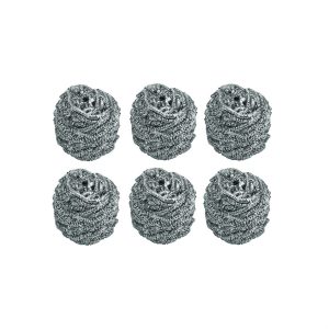 Μεταλλικό Σύρμα Πιάτων 6τμχ - YULU Star Scrubber
