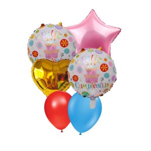 Μπαλόνια Γενεθλίων Sweet Smile 6pcs SAN-74