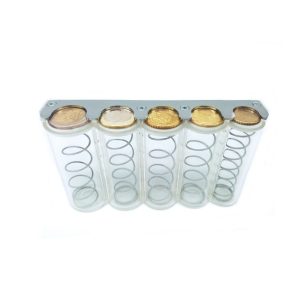 Πλαστική Κερματοθήκη Φορητή με 5 Θέσεις