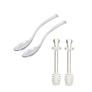 Σετ 4τμχ Κουτάλι για Μέλι - Honey Muddler