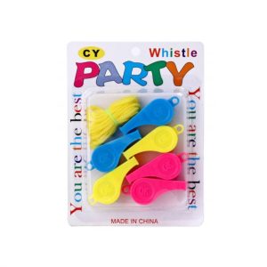 Σετ 6τμχ Σφυρίχτρες - Whistle Party CY