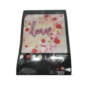 Σετ Μπαλόνια Party Balloon 102pcs Love AB-4