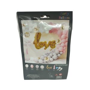 Σετ Μπαλόνια Party Balloon 102pcs Love AB-5