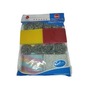 Σετ Σύρμα και Σφουγγάρια Πιάτων - YULU Cleaning Brush