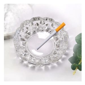 Σταχτοδοχείο Τσιγάρου Γυάλινο Red Cherry YG8006