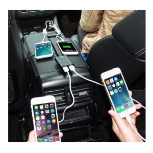 Φορτιστής Αυτοκινήτου με 4 Θύρες USB