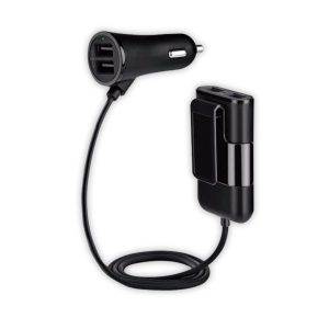 Φορτιστής Αυτοκινήτου με 4 Θύρες USB