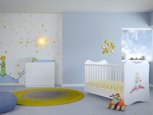 Βρεφικό κρεβατάκι APOLLON, λευκό 147x98x81cm-AST1111