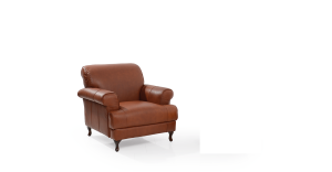 Πολυθρόνα BOSS Δερματίνη, Καφέ 100x88x100cm-TED1312