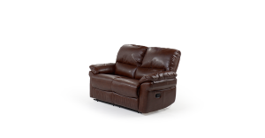 Καναπές διθέσιο CHELSEA με ηλεκτρικό μηχανισμό "Relax", Καφέ 158x98x103cm-TED1217