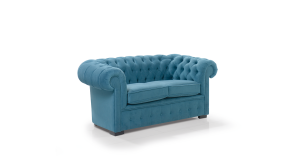 Διθέσιος καναπές CHEST, Γαλάζιο 164x74x97cm-TED1213