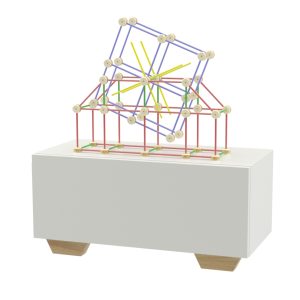 Μπαούλο NATALIE, λευκό, 80x40x45cm-AST5676