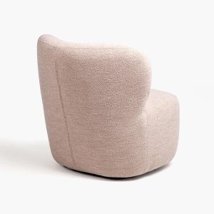 Πολυθρόνα BUNNY, ανοιχτό ρόζ 80x79x75cm-LET9092