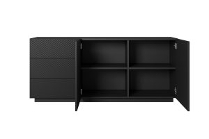 Μπουφές Soho Μαύρο Ματ 167x71x43cm - BOG4589