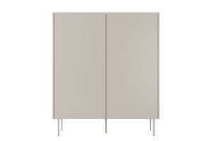 Μπουφές Dessi Μπεζ + Δρυς 120x140x40cm - BOG4589