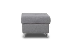 Πουφ χωρίς αποθηκευτικό χώρο Anna Mini/Πράσινο/Ασημί πόδια 60x44x60 BOG5165