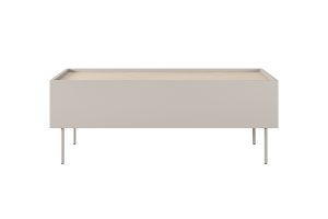 Τραπεζάκι Σαλονιού Dessi Μπεζ 120x45x60cm με 2 συρτάρια - BOG4589