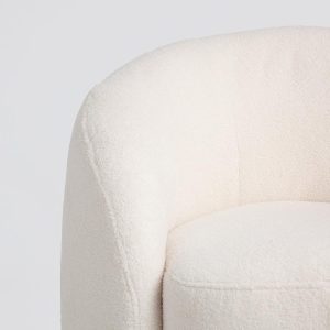 Πολυθρόνα MADRID, άσπρο 86x78x75cm-LET9091