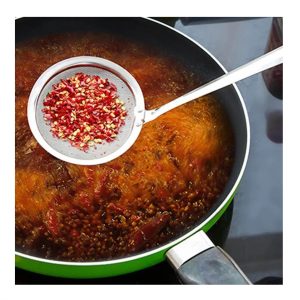 Κουτάλα Κουζίνας Τρυπητή από Ανοξείδωτο Ατσάλι 28x12cm