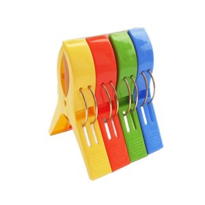 Μανταλάκια για Πετσέτα Παραλίας 4τμχ - Plastic Clothes Pins