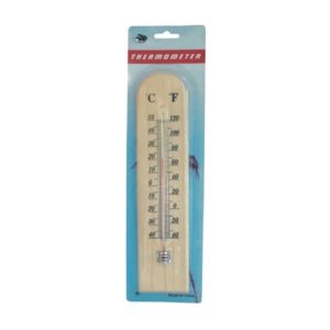 Ξύλινο Επιτοίχιο Θερμόμετρo Thermometer