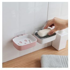 Σαπουνοθήκη Πλαστική με Βεντούζα Smile