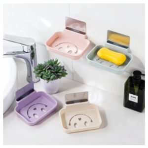 Σαπουνοθήκη Πλαστική με Βεντούζα Smile