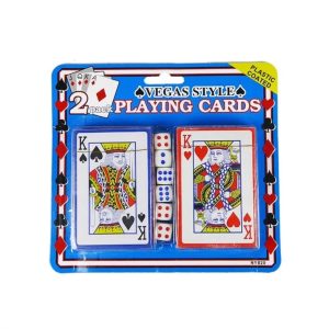 Σετ 2 Τράπουλες με Ζάρια - Playing Cards