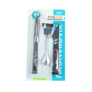 Σετ 3τμχ Αποφλοιωτές - Duck Feather Tweezerss XYY-8117