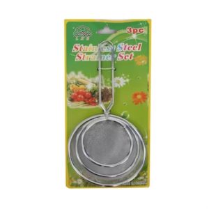Σετ 3τμχ Σουρωτήρι Inox