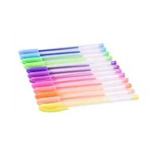 Στυλό με Πολύχρωμο Mελάνι 12τμχ - Semi Gel Ink Pen JH-915