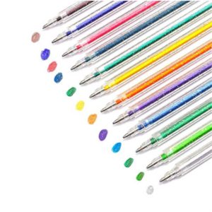 Στυλό με Πολύχρωμο Mελάνι 12τμχ - Semi Gel Ink Pen JH-915