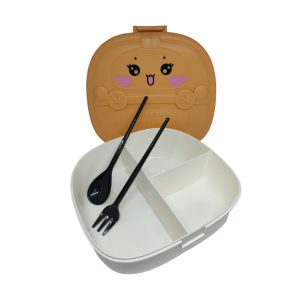 Τάπερ - Δοχείο Φαγητού με 3 Χωρίσματα Smile