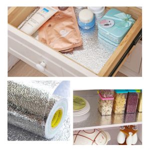 Φύλλο Ντουλαπιών Αλουμινίου 40x200cm - Aluminum Foil Sticker