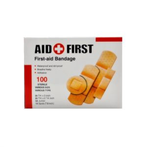 Χάνζαπλαστ First-Aid Bandage 100τμχ Aid First