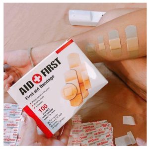 Χάνζαπλαστ First-Aid Bandage 100τμχ Aid First