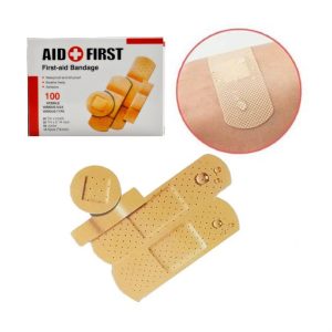 Χάνζαπλαστ First-Aid Bandage 100τμχ Aid First