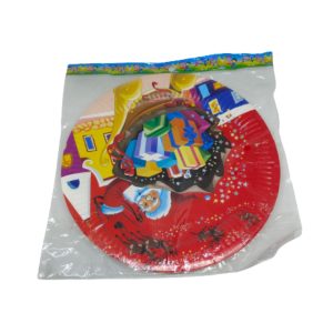 Χάρτινα Πιατάκια Άγιος Βασίλης 10τμχ