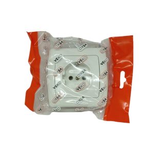 Μονή Χωνευτή Πρίζα Ρεύματος Veko