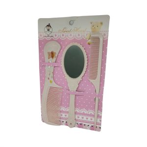 Σετ 3τμχ Χτένες, Καθρεφτάκι Sweet Heart