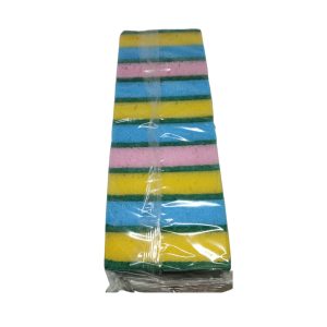 Σετ Σφουγγάρια Πιάτων Πολύχρωμα 10τμχ