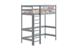 Κουκέτα SAMIO, για στρώμα 80x200, γκρι 207x199x87cm-BOG6921